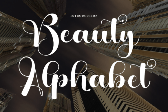 Beauty Alphabet: The Luxury Script Font for High-End Branding