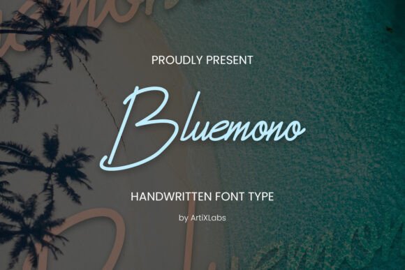 Bluemono: A Stylish Script Font for Modern Web Design