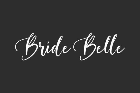 Bride Belle: A Formal Script Typeface for Elegant Editorial Design