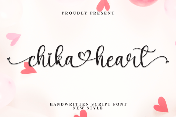 Chika Heart: A Stylish Script Font for Editorial Design