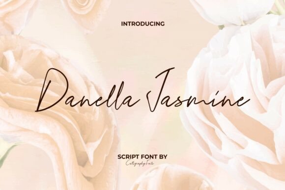 Danella Jasmine: A Botanical Script Font for Elegant Branding