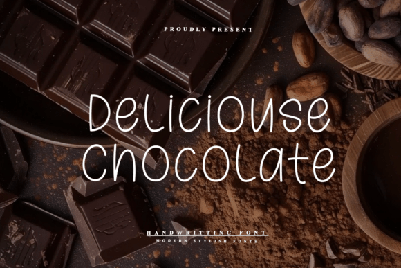 Deliciouse Chocolate: A Graceful Script for Modern Design
