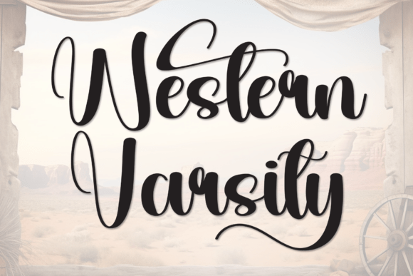 Elevate Campaigns with Western Varsity Script Font