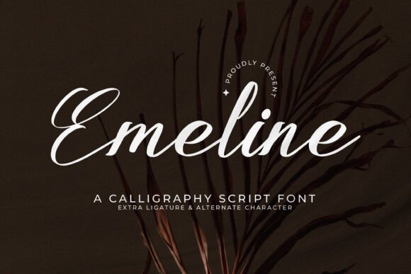 Elevate Editorial Design with Emeline Script Font