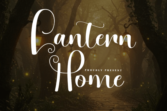 Elevate Editorial Design with Lantern Home Script Font