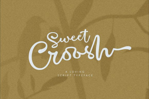 Elevate Web Design with the Sweet Croosh Typeface
