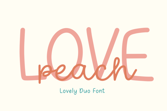 Love Peach: A Playful Script Handwritten Font for Campaigns