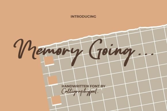 Memory Going Font: A Designer's Take on Natural Script Typography
