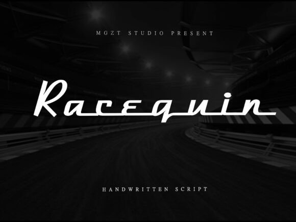 Racequin Font: Retro Script for Modern Web Design