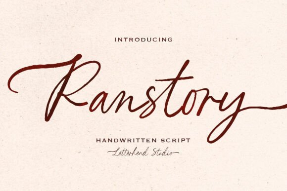 Ranstory: A Sophisticated Script Font for Makers