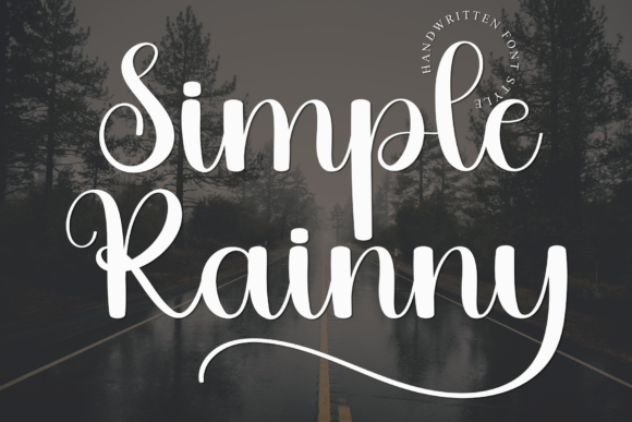 Simple Rainny: The Elegant Script Font for Modern Branding