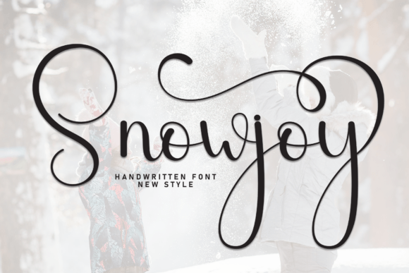 Snowjoy: An Elegant Script Font for Editorial Design