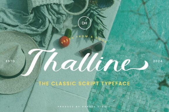 Thalline: A Classic Script Font for Digital Elegance