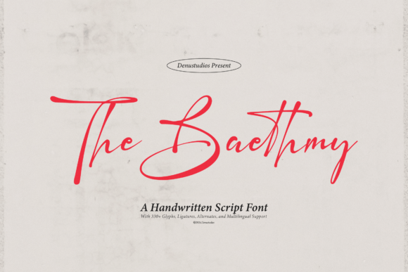 The Baethmy Font: Elevating Web Design with Script Handwritten Style