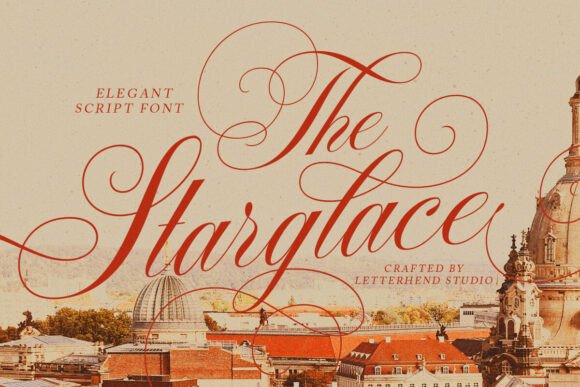 The Starglace Font: Elegant Script for Timeless Branding