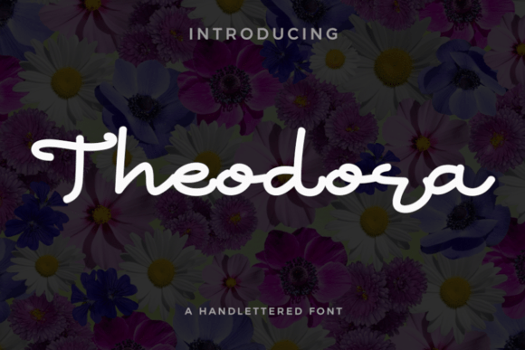 Theodora: A Charming Script Font for Editorial Design