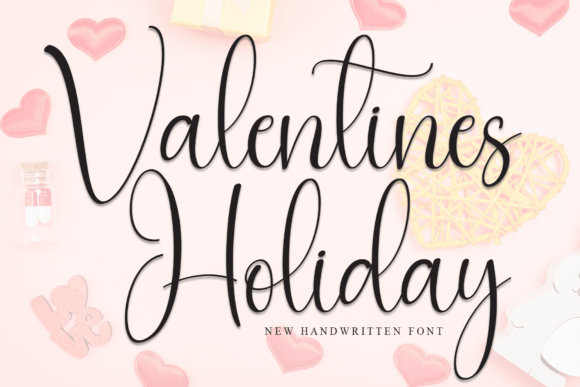 Valentines Holiday: A Charming Script Font for Makers