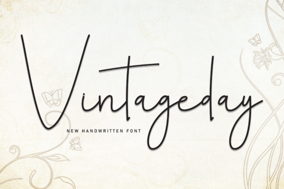 Vintageday: An Elegant Script Font for Branding