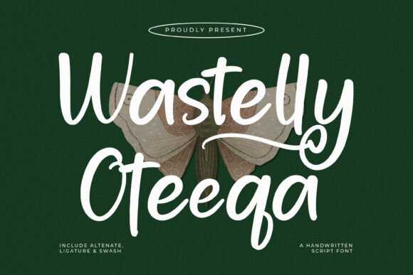 Wastelly Oteeqa: The Elegant Script for Modern Designers