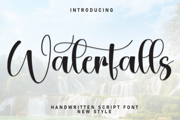 Waterfalls: The Elegant Script Font for Modern Branding