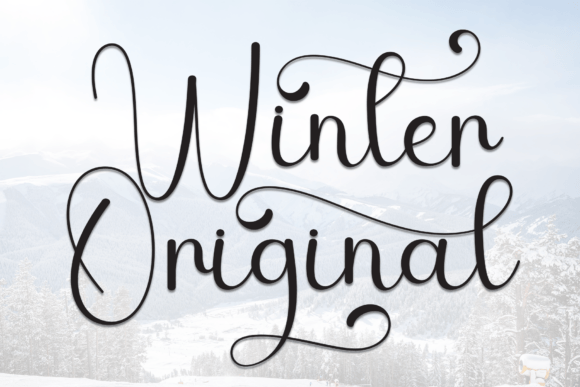 Winter Original Font Review: Elegant Script for Branding