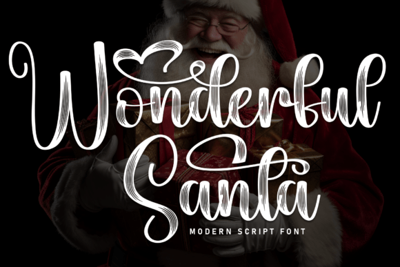 Wonderful Santa: A Stylish Script Font for Makers